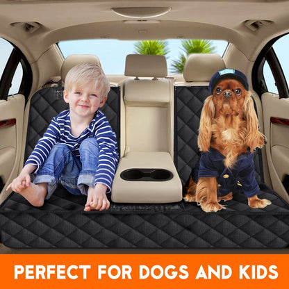 Waterproof Non-Slip Dog Car Seat Cover – Fits Cars, SUVs & Trucks