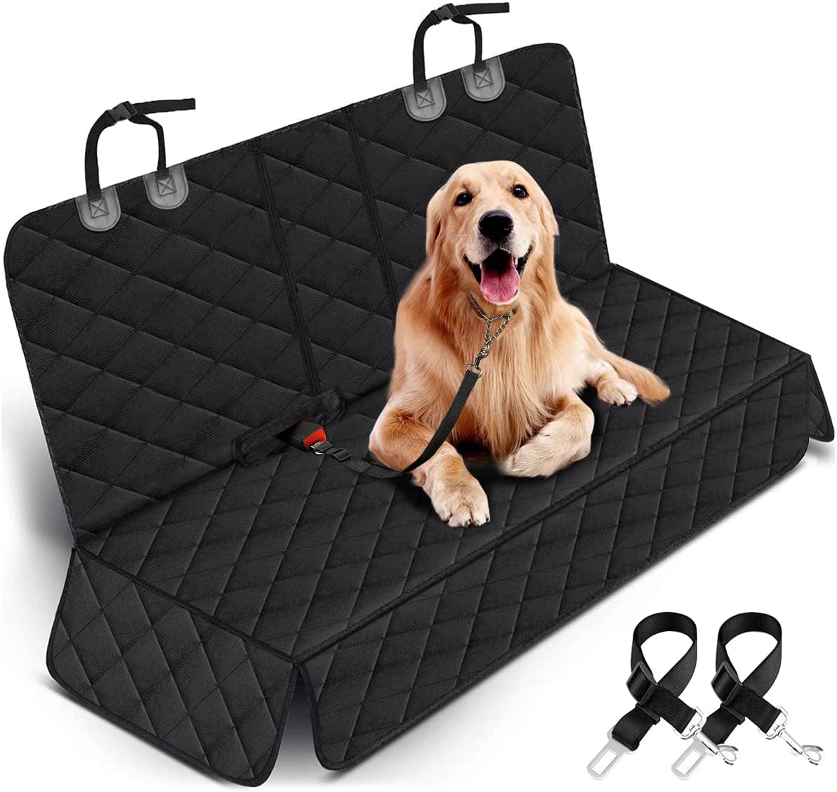 Waterproof Non-Slip Dog Car Seat Cover – Fits Cars, SUVs & Trucks