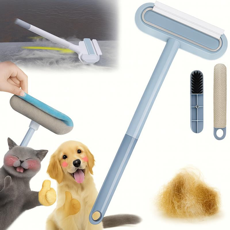 Reusable Pet Hair Remover with Extra-Long Handle